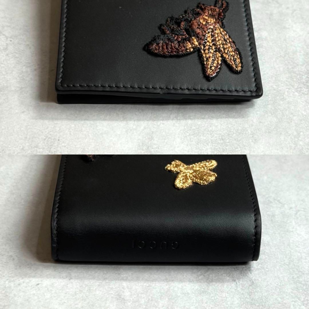 希少/新品】 GUCCI グッチ / ビーアップリケマネークリップ ビル