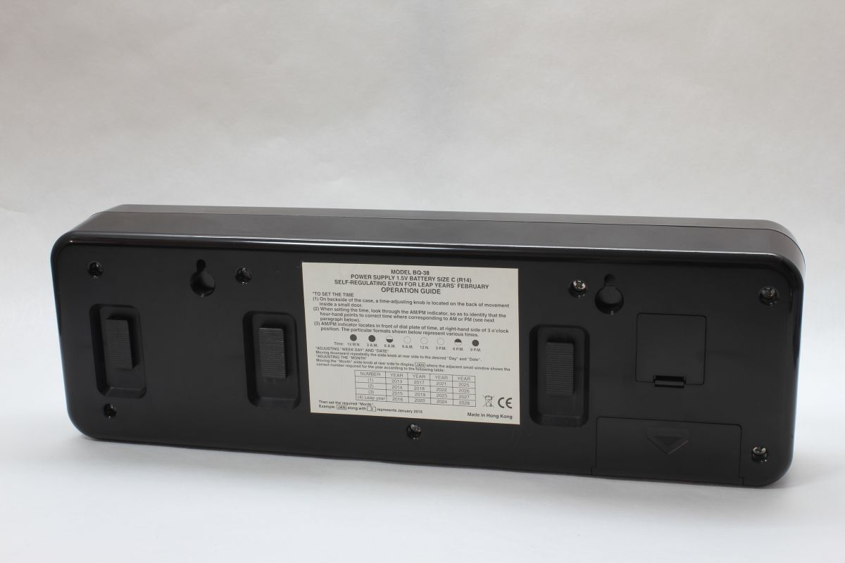 カレンダークロック TWEMCO トゥエンコ フリップカレンダー 置時計 掛時計