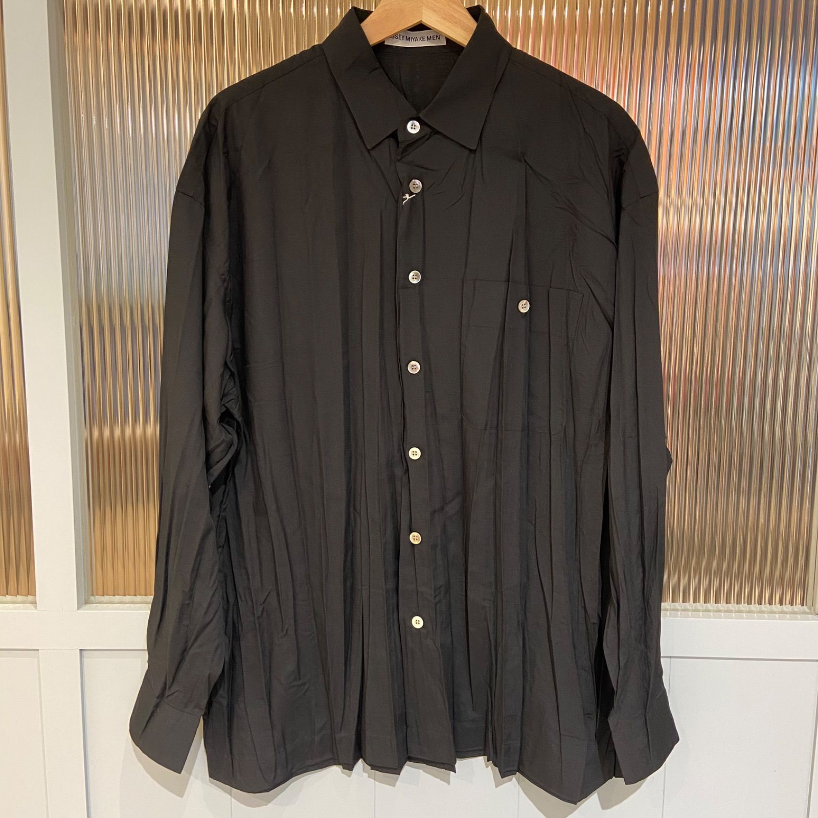 ISSEY MIYAKE MEN ／pleats shirt（イッセイミヤケ メン）プリーツ シャツ - メルカリ