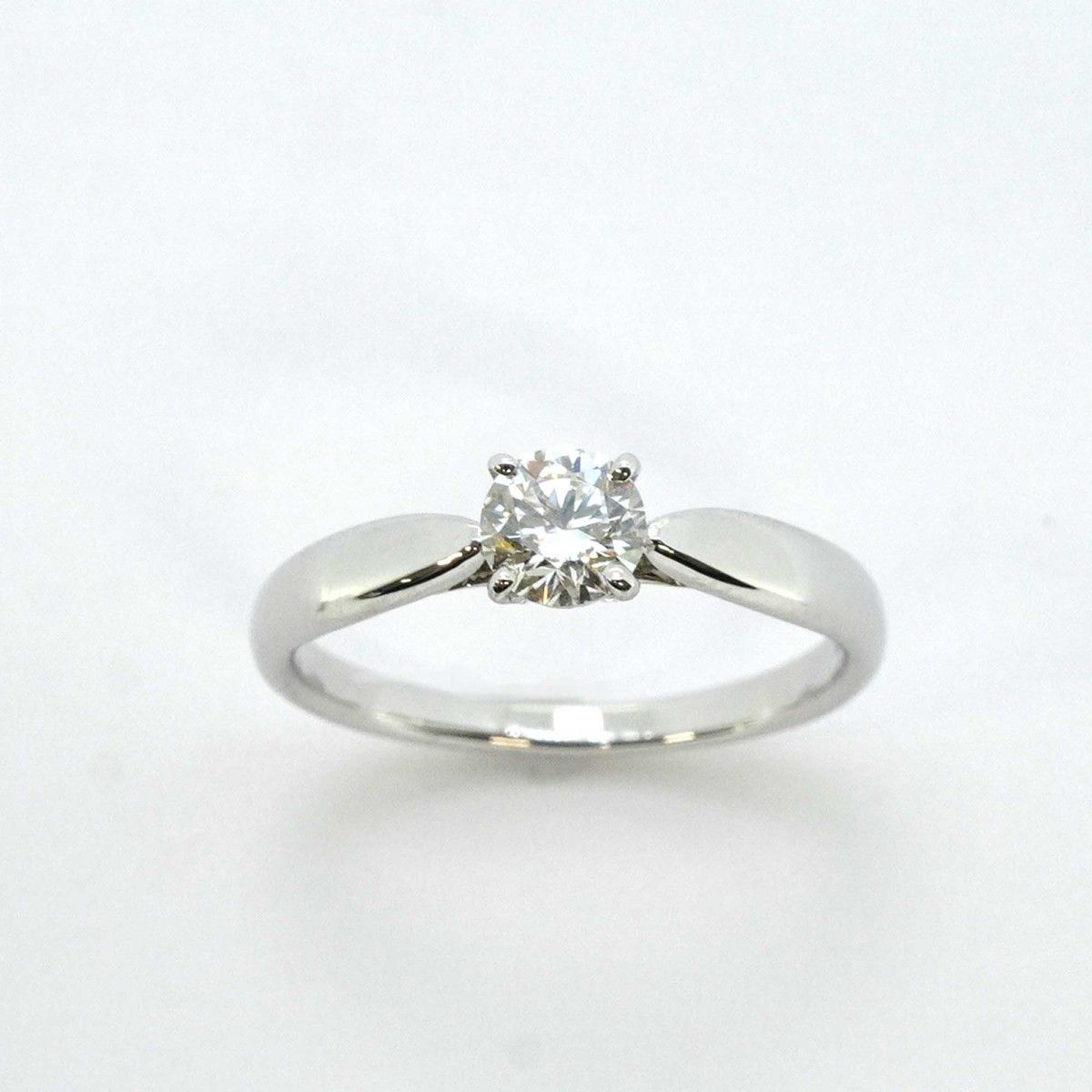 5jeb0239】ティファニー リング ハーモニー 1PD Pt950 プラチナ  