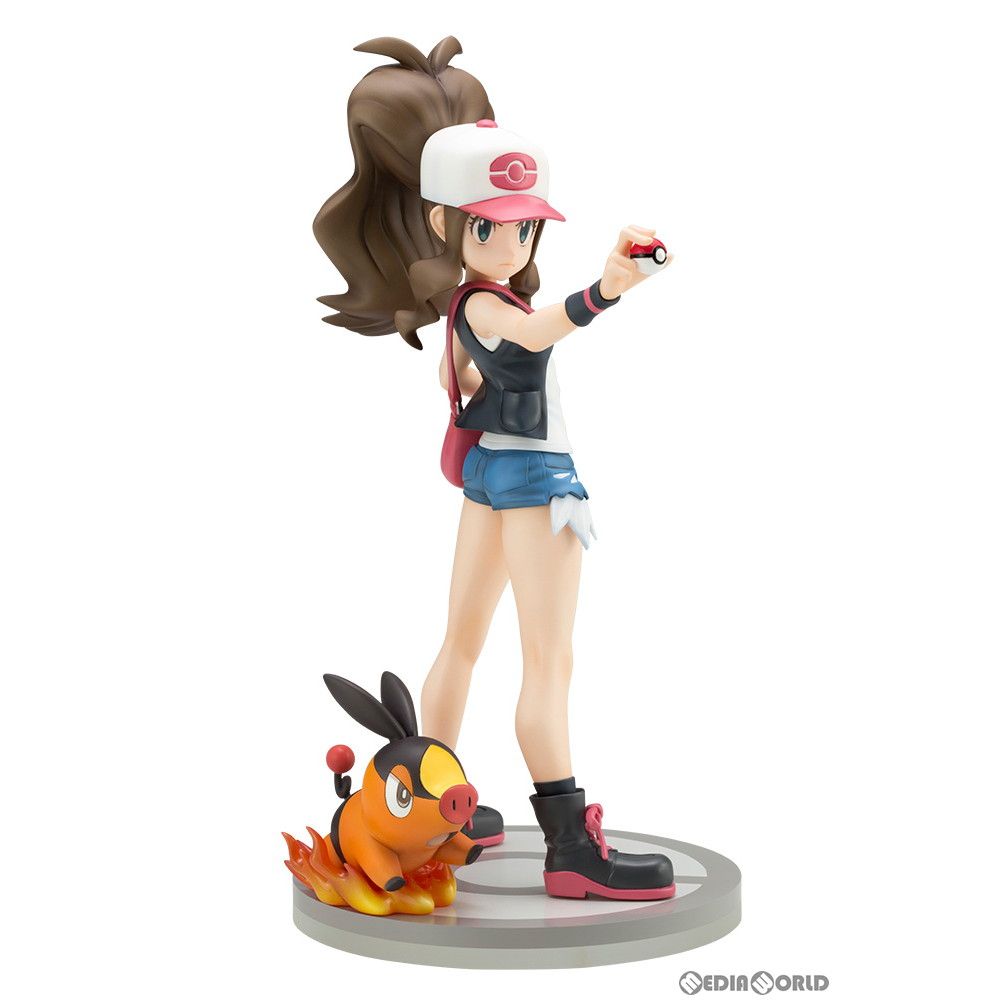 色紙付 ARTFX J ポケモン メイ with ツタージャ ありがひとし 色紙付