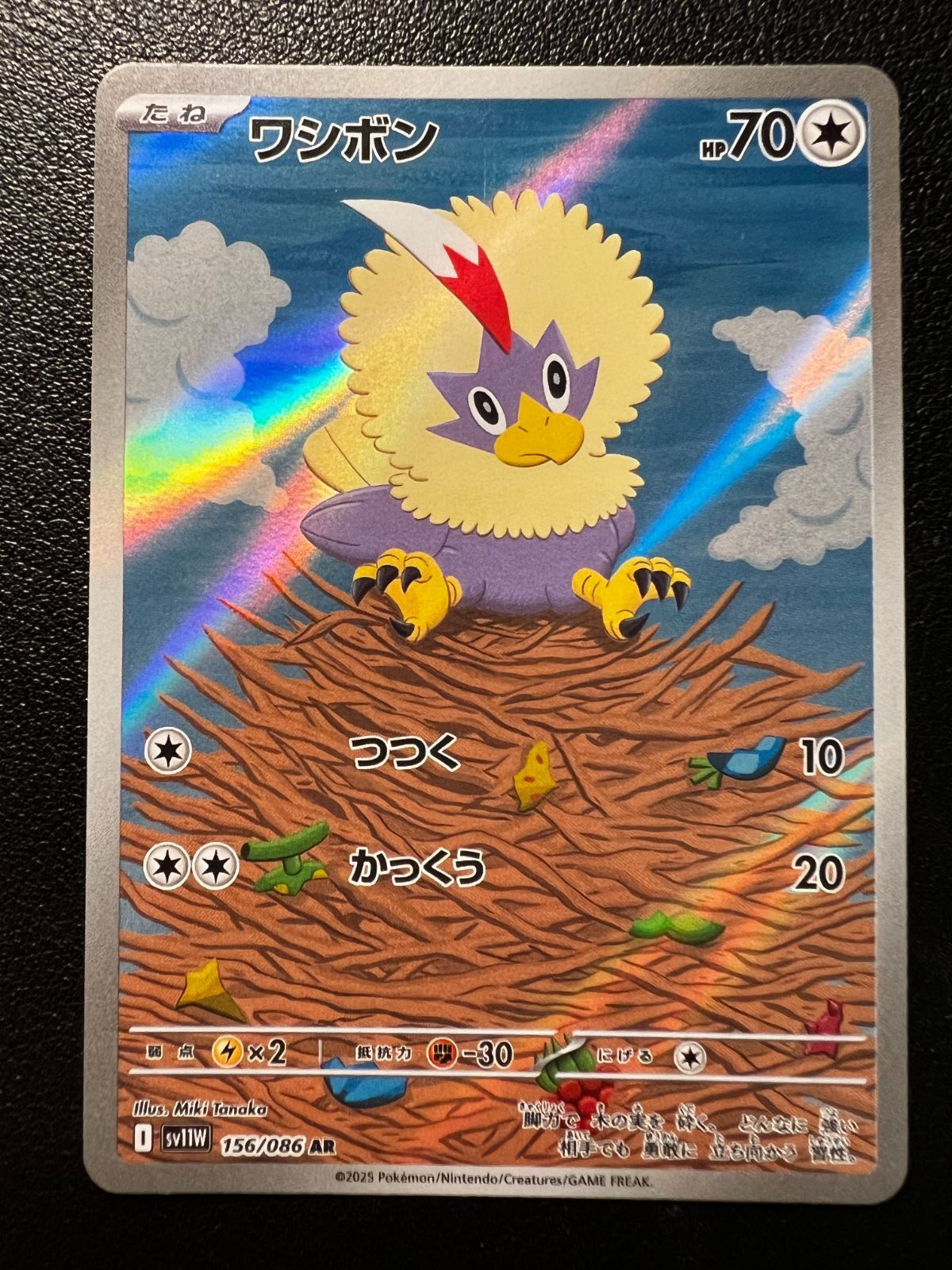 ワシボン AR [SV11W 156/086](拡張パック「ホワイトフレア」) Rufflet