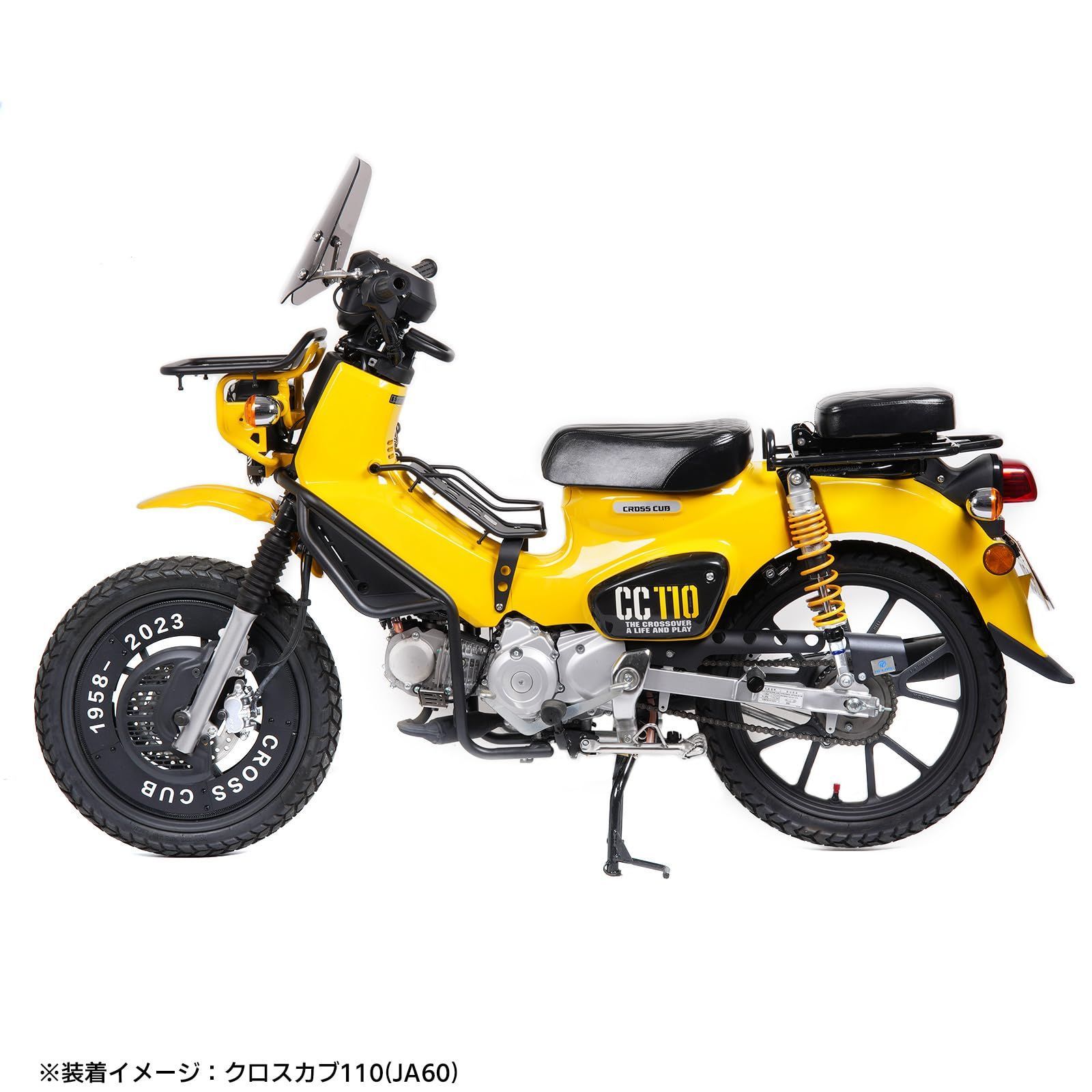 新着商品】フリップアップ式 背もたれ可能 タンデムシート CT125