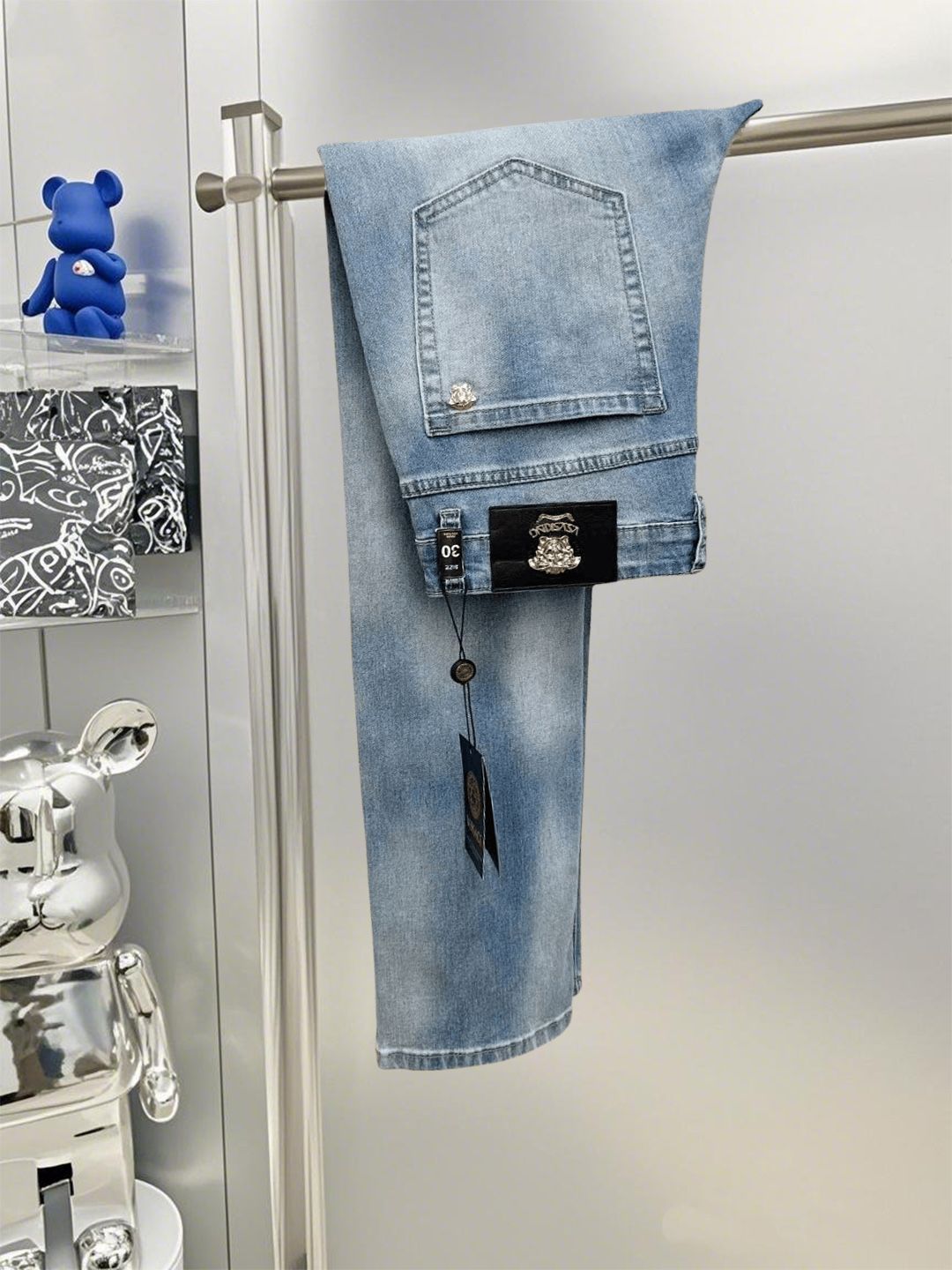 今日 VERSACE サマー軽量ジーンズ WWW_NOITHATQUANGTHANH_NET