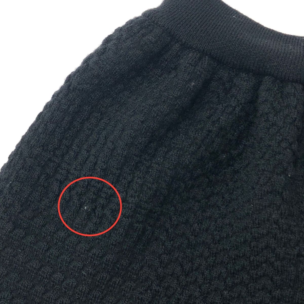 PRADA プラダ ニットミニスカート フレアスカート サイズ:36
