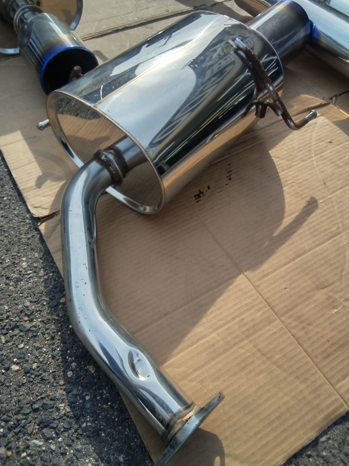 ヘコミ有 レガシィ HKS スーパーターボマフラー BP5 EJ20 - メルカリ