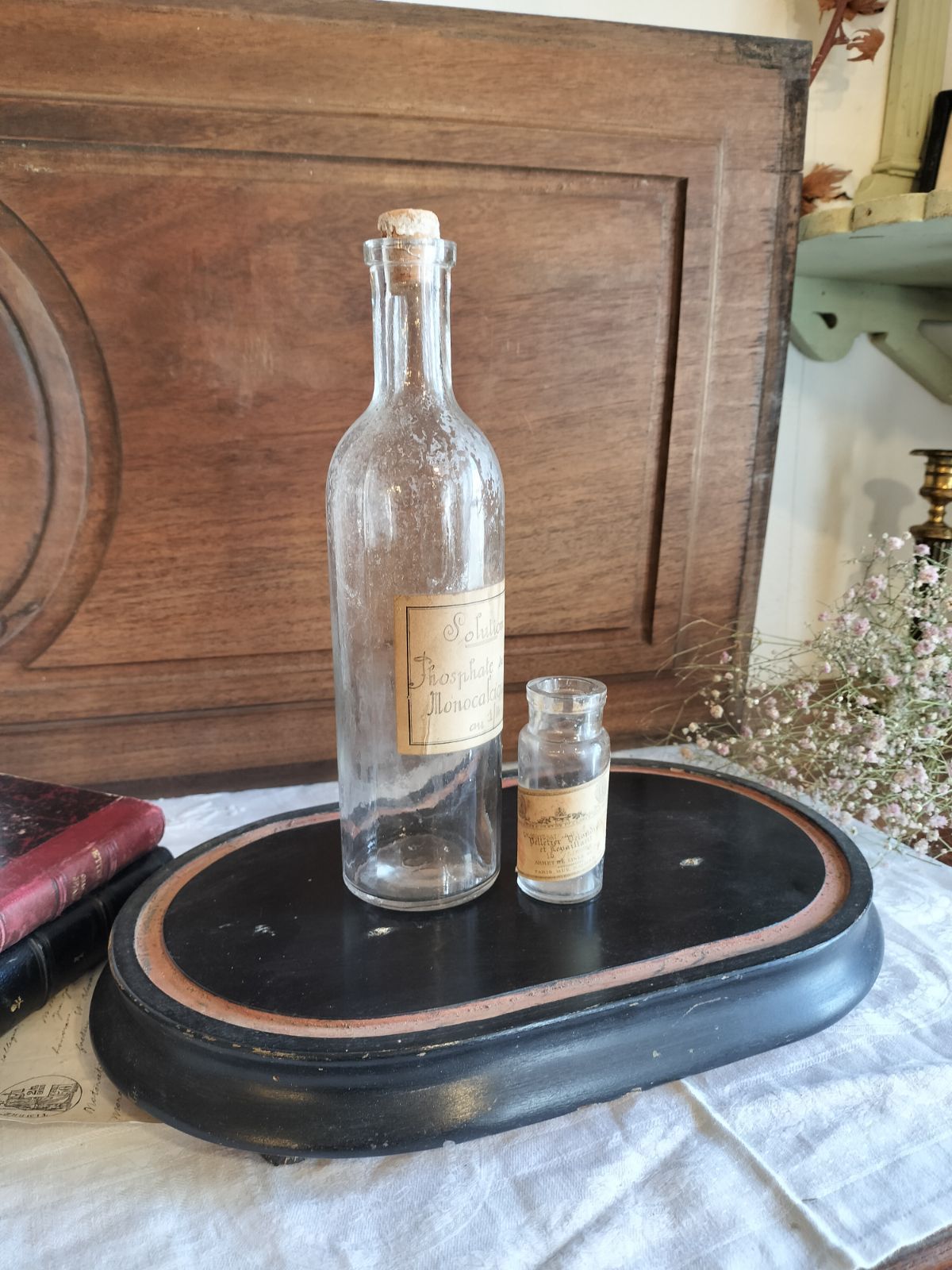 フランス アンティーク ナポレオン3世 木製 ディスプレイ 台座