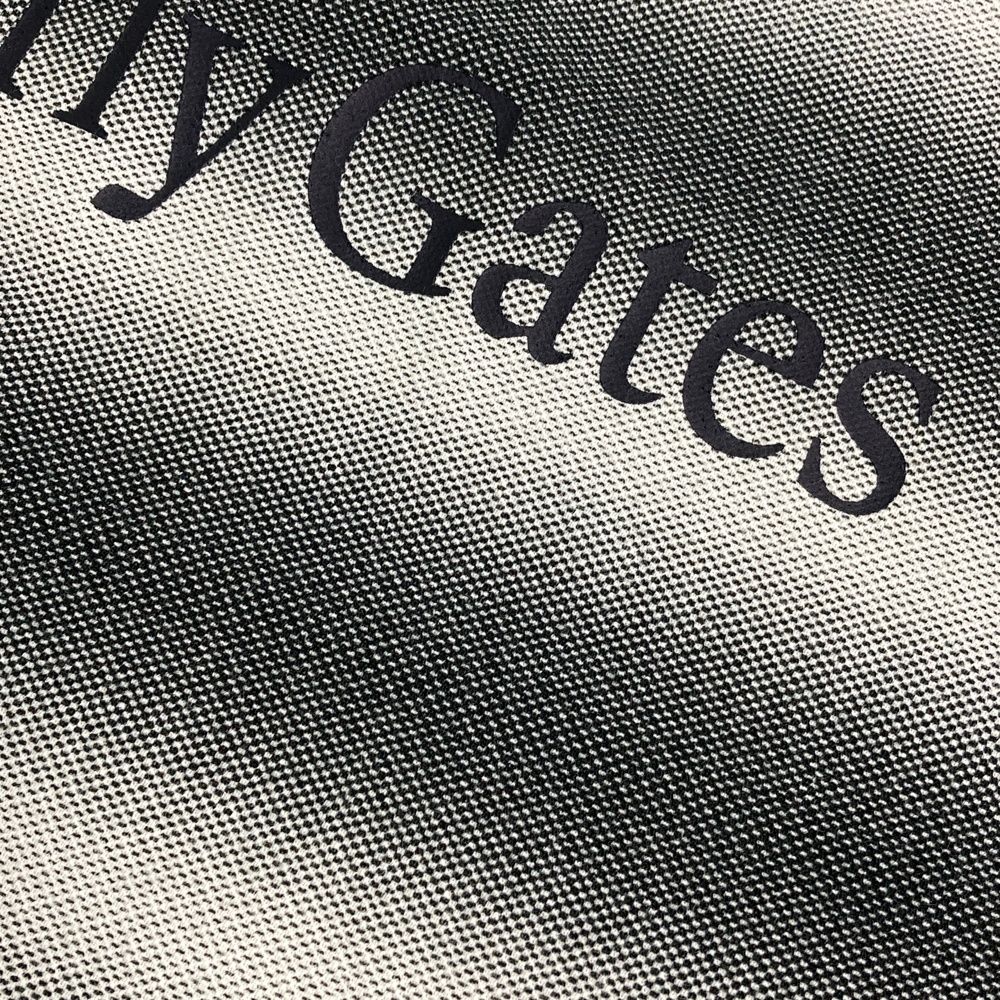 サイズ：6 PEARLY GATES パーリーゲイツ 2023年モデル 半袖ポロシャツ ボーダー柄 ブラック系 [240101501020] ゴルフウェア メンズ ストスト PEARLY GATES パーリーゲイツ 2023年モデル 半袖ポロシャツ