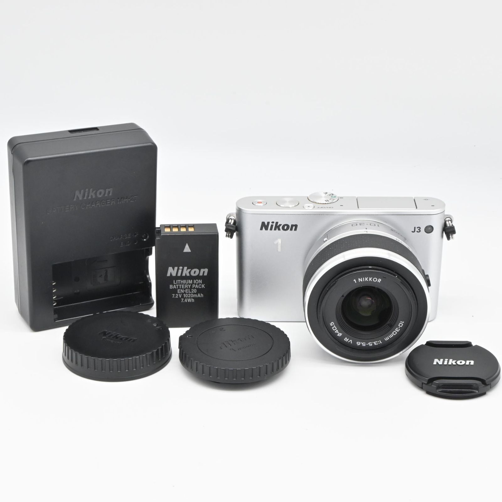 美品】Nikon ミラーレス一眼 Nikon 1 J3 標準ズームレンズキット