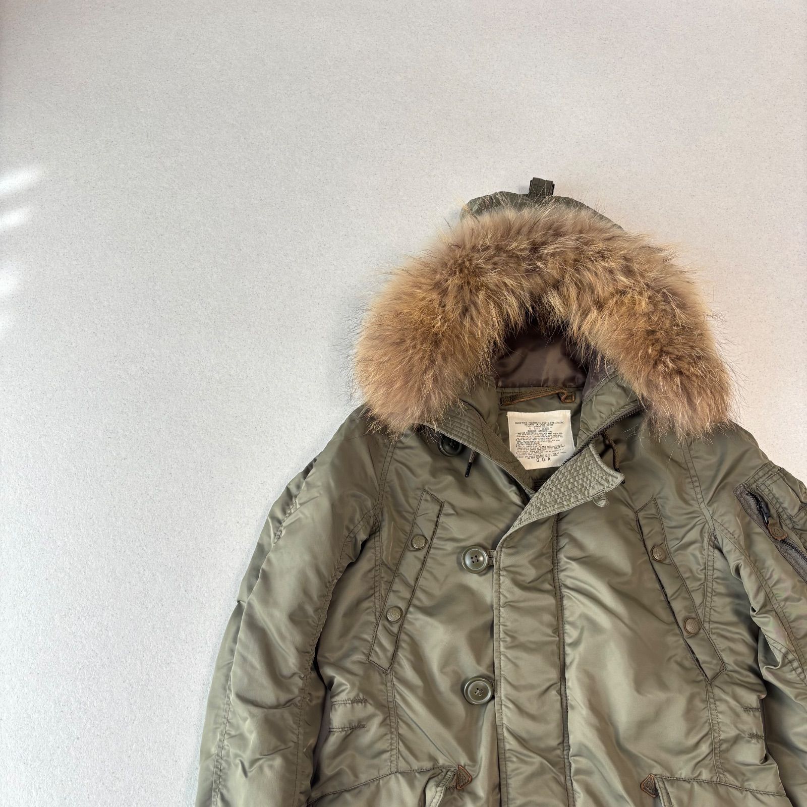 g.o.a flight jacket n3b s khaki archive 00s Y2K モンスター