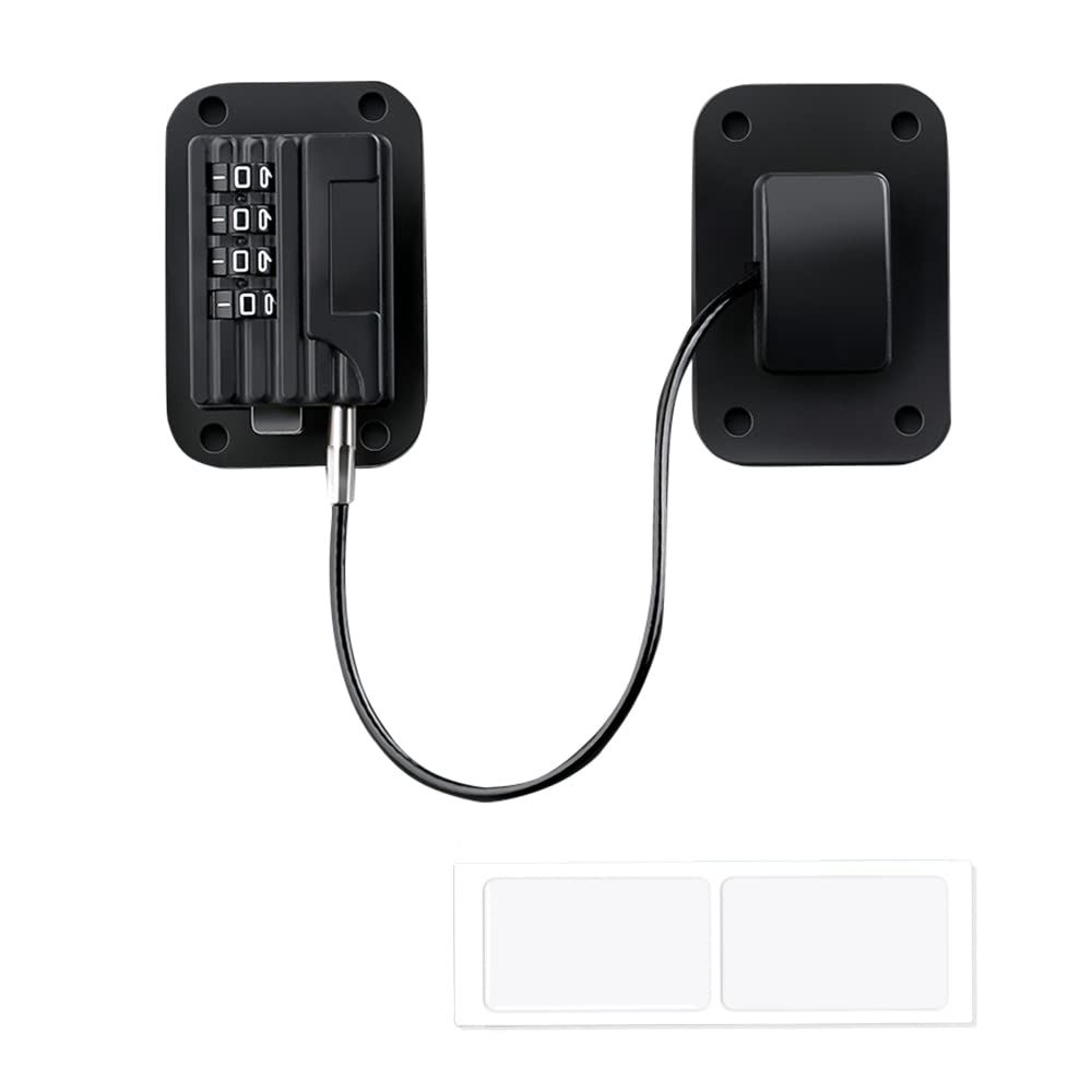 新着商品 ダイヤル式 ドア チャイルドロック ストッパー ドアロック とびらロック 鍵 冷蔵庫 ブラック 食器棚 引き出し ノブ 子ども 赤ちゃん 介護 安全対策 扉ロック 防犯 ケガ防止 いたずら 犬 猫 ペット 施錠 ミタス ダイヤルキー ベビーガード