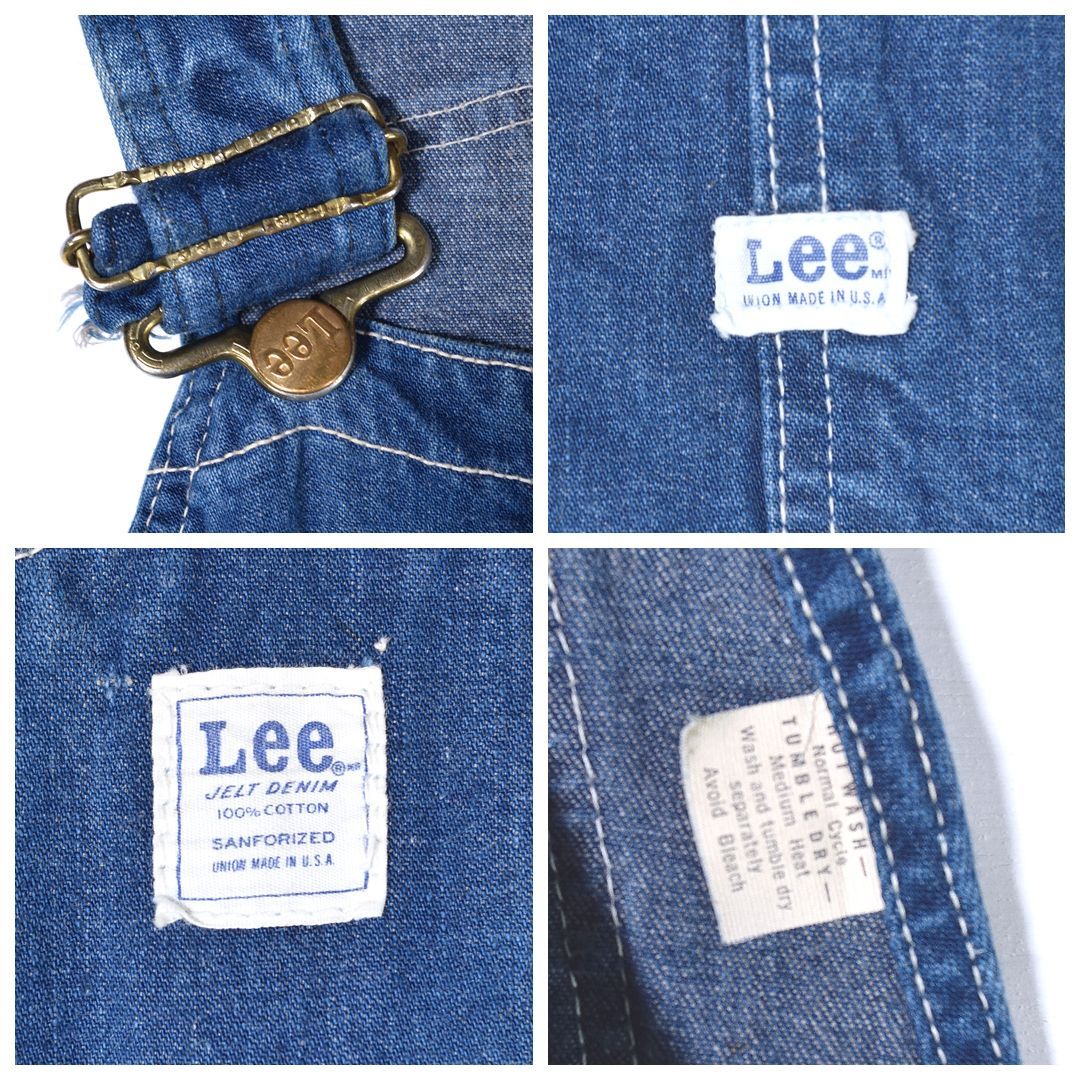 USA製　LEE リー　60S〜70Sビンテージ オーバーオール Medium USA製 LEE リー 60S〜70Sビンテージ オーバーオール Medium 60s 70s