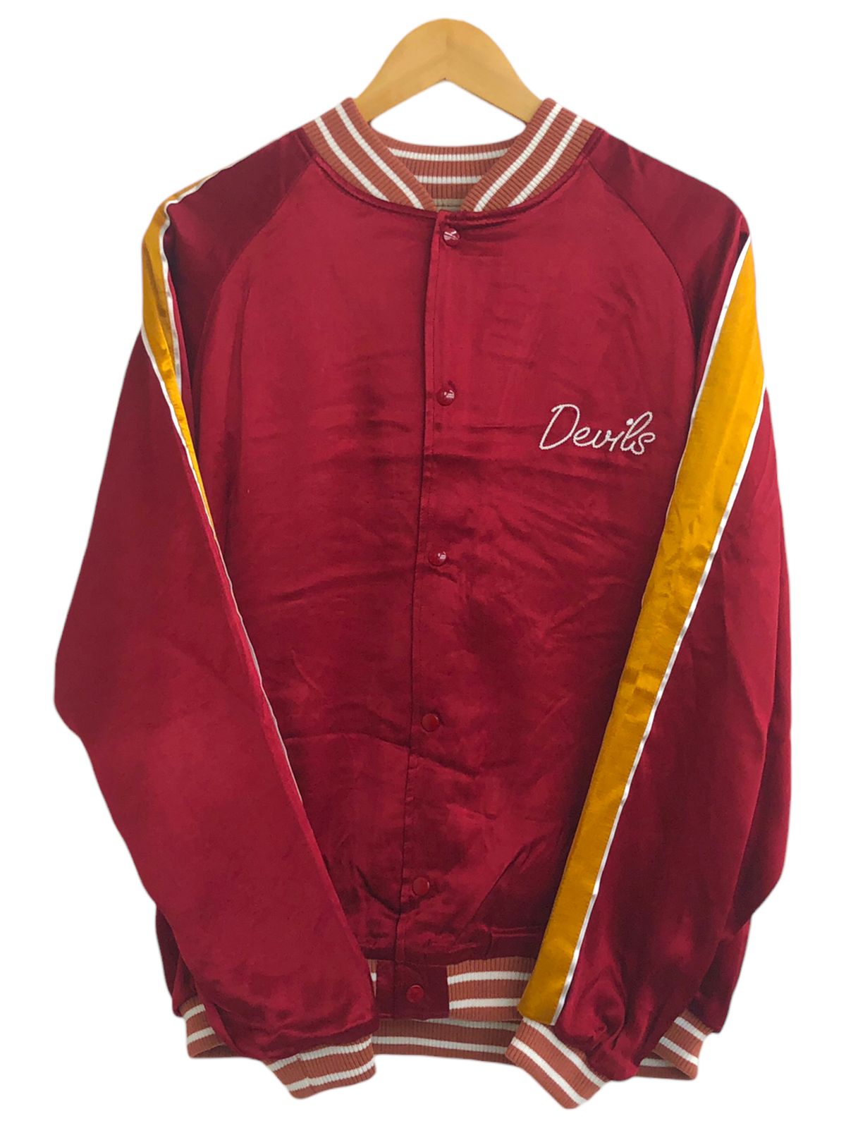 HOUSTON (ヒューストン) RAYON AWARD JACKET (DEVILS) レーヨン