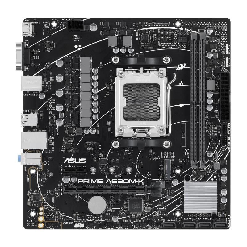 低価，人気セール ASUS PRIME A620M-K AMD A620 ソケット AM5 マイクロ ATX マザーボード