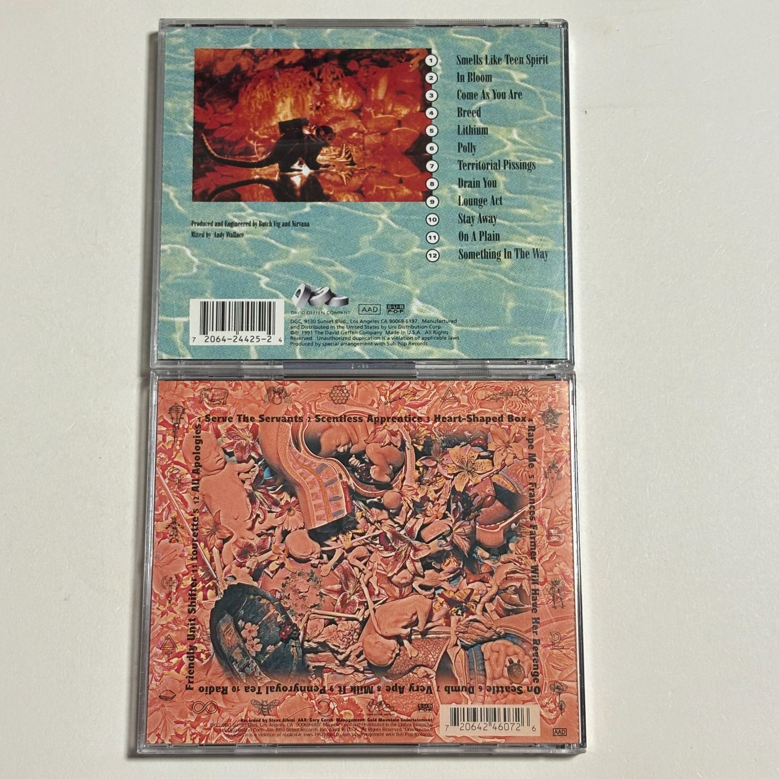 ニルヴァーナ Nirvana アルバム CD2枚セット まとめ売り『Nevermind 