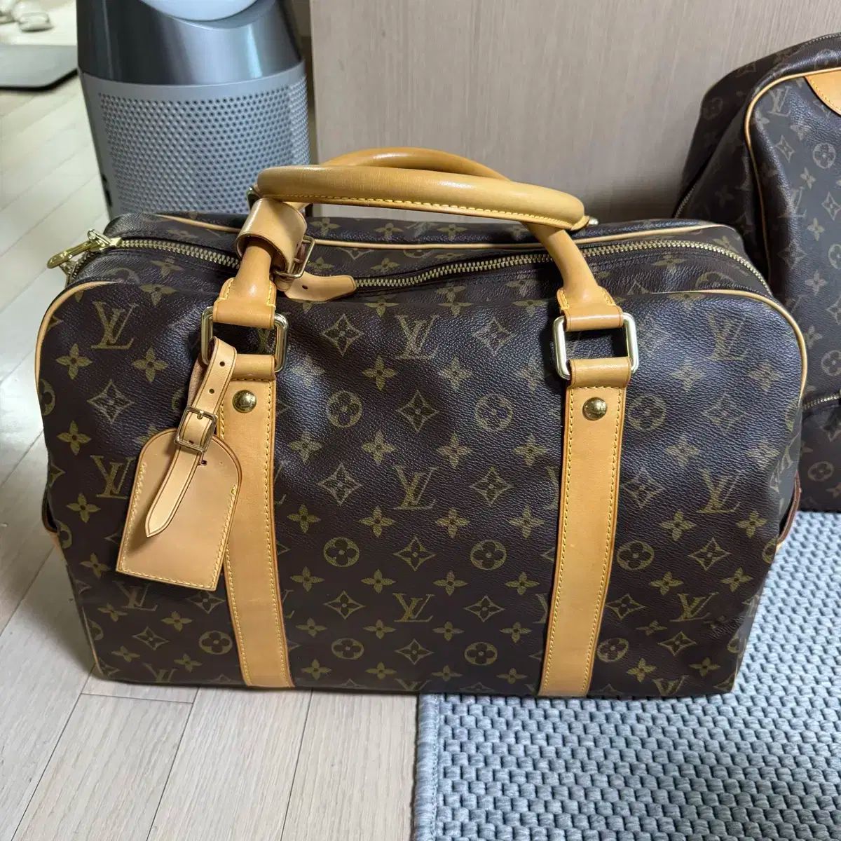 Louis Vuitton ルイヴィトン モノグラム キャリーオール 旅行かばん