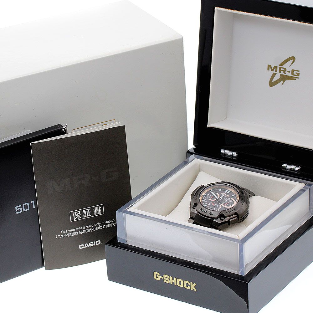 【200本限定】希少　カシオ　G-SHOCK MRG-8000G-1AJF 箱付 カシオ CASIO MRG-8000RG-1AJF Gショック MR-G 25周年記念 限定100本