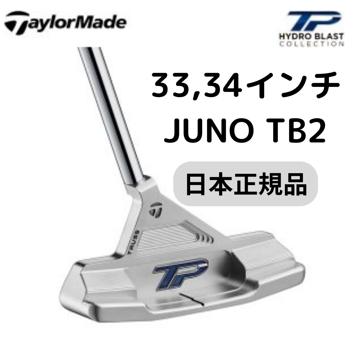 HOT即納 TaylorMade - TaylorMade TRUSS tb2 34 インチ トラスパター