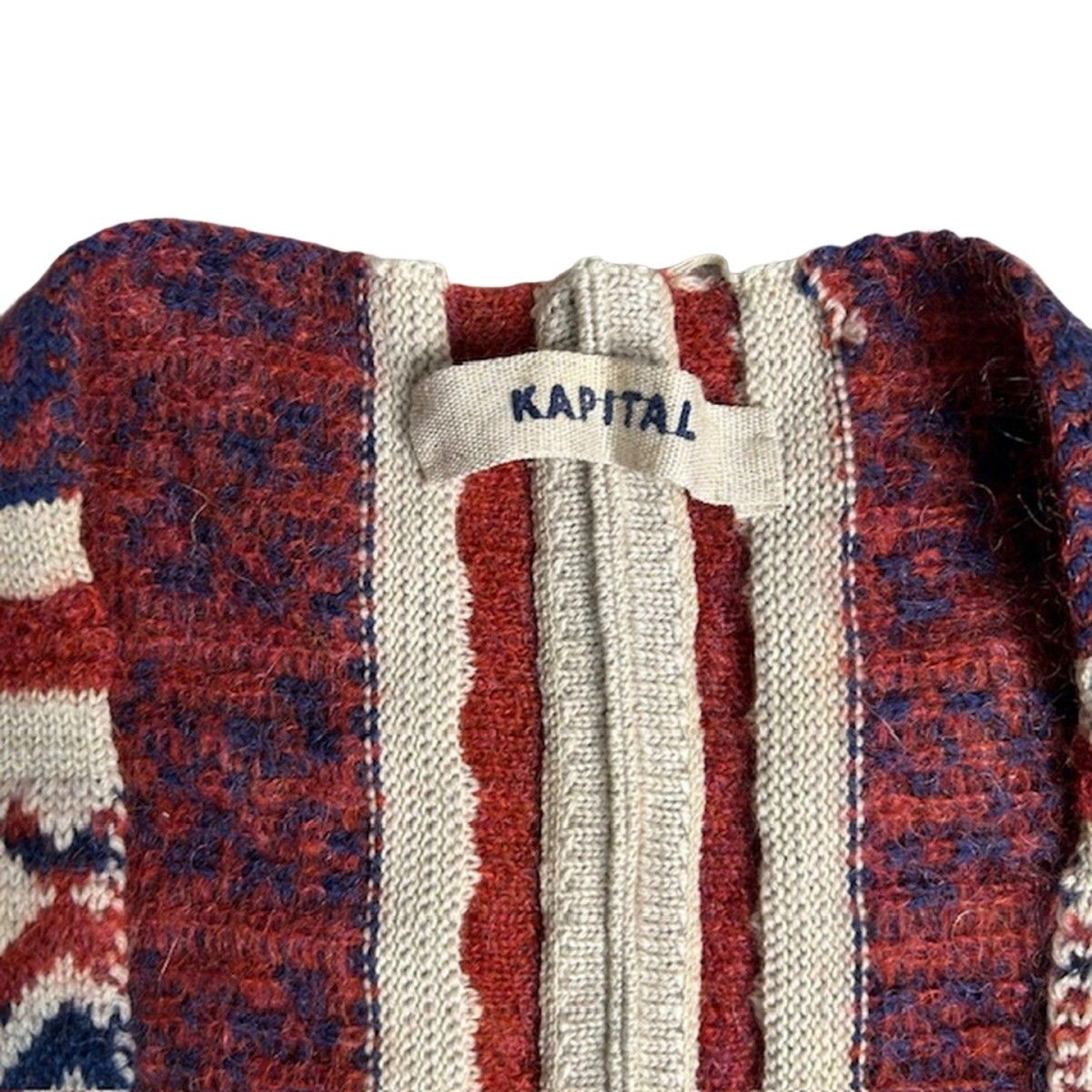 KAPITAL キャピタル モヘア混ウールボレロ ポンチョ WOOL マルチカラー レディース 日本製