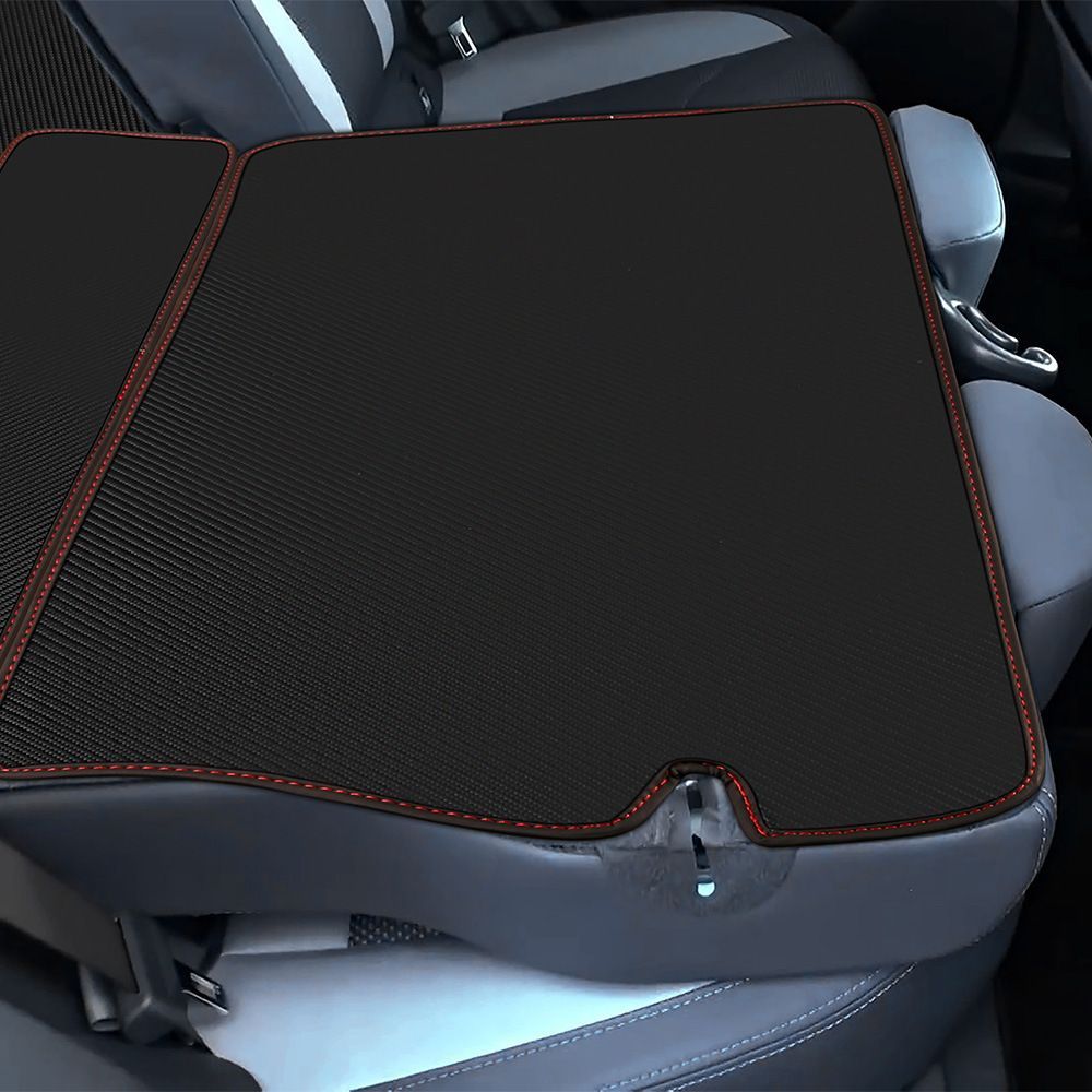 17年式スバル XV 後部トランクマット 皮革製 耐摩耗 防傷 尾箱カバー カーボン柄 5点セット 車内保護 内装