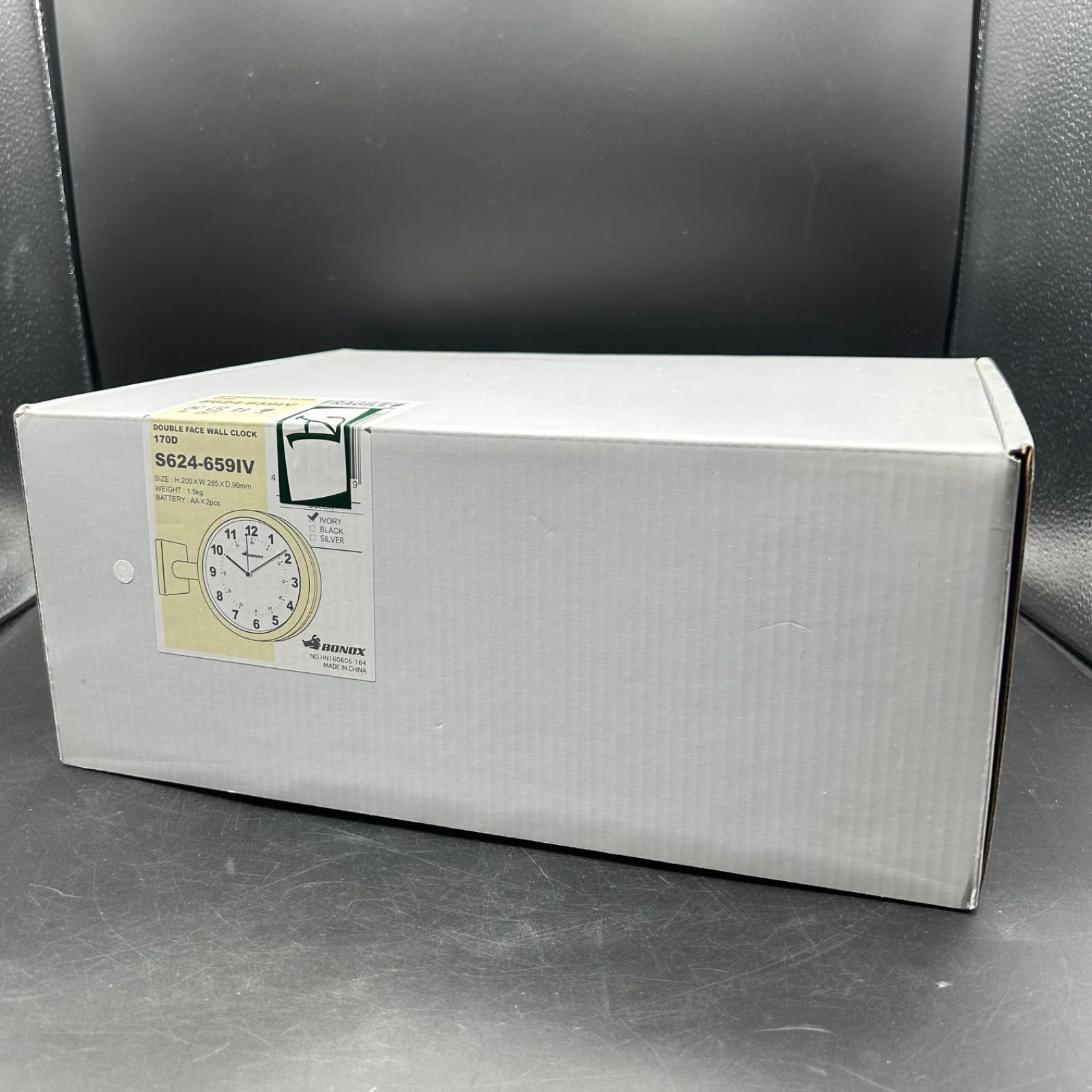 DULTON ダルトン ダブルフェイスウォールクロック 170D 壁付け時計 アイボリー NEXPOTALLINN_EU