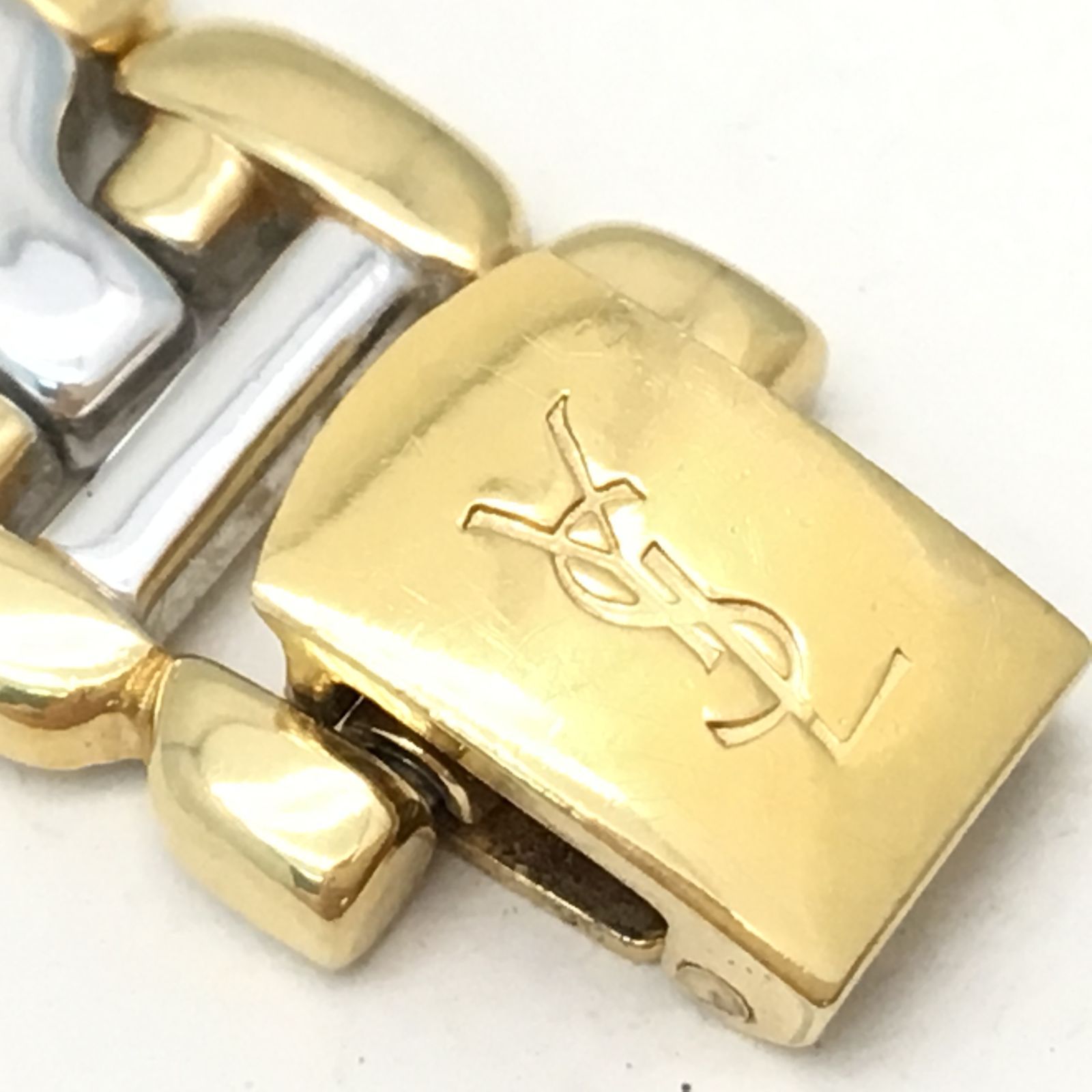 Yves Saint Laurent 5430-F43071 時計 Yves Saint Laurent イヴサンローラン 時計 SS×コンビ 白文字盤