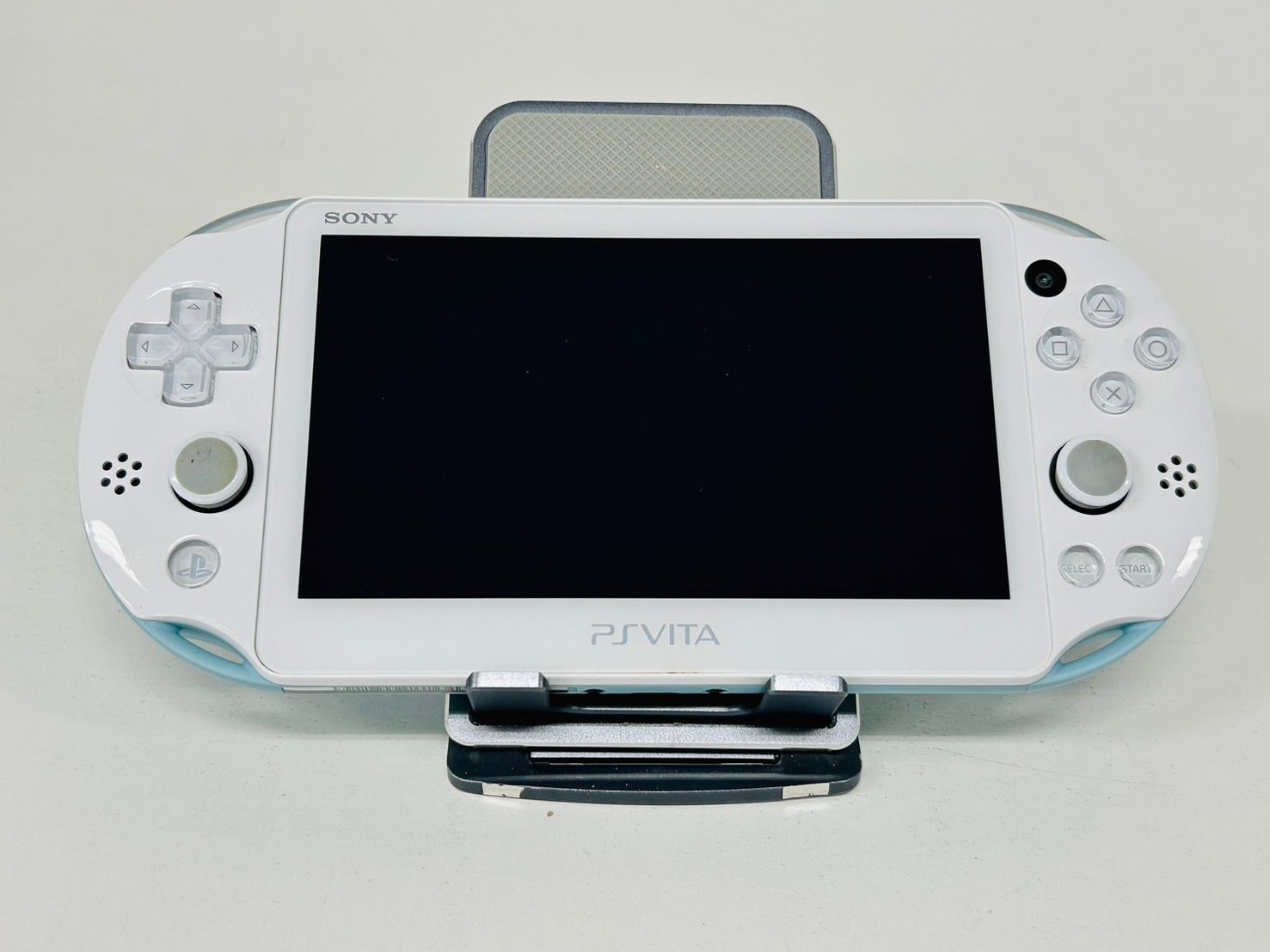 PS VITA ライトブルー×ホワイト/Light Blue White 本体 PCH-2000 動作確認済み 箱付き 美品 付属品完備 - メルカリ