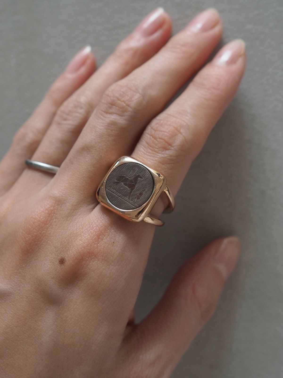 HERMÈS Corozo Ring エルメス コロゾ リング ヴィンテージ - メルカリ