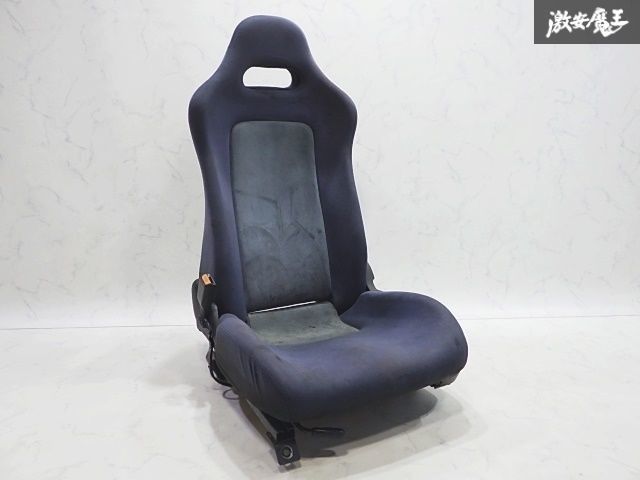 破れ無し 日産 純正 BNR32 スカイライン GT-R フロント ノーマル シート 座席 左 左側 助手席側 シートレール付き