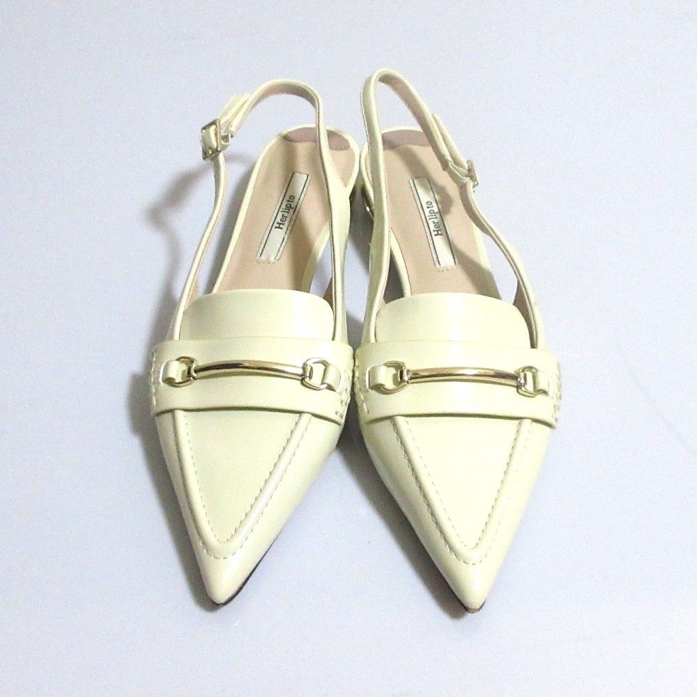 良品 Her lip to ハーリップトゥ Bit Slingback Mules ポイン