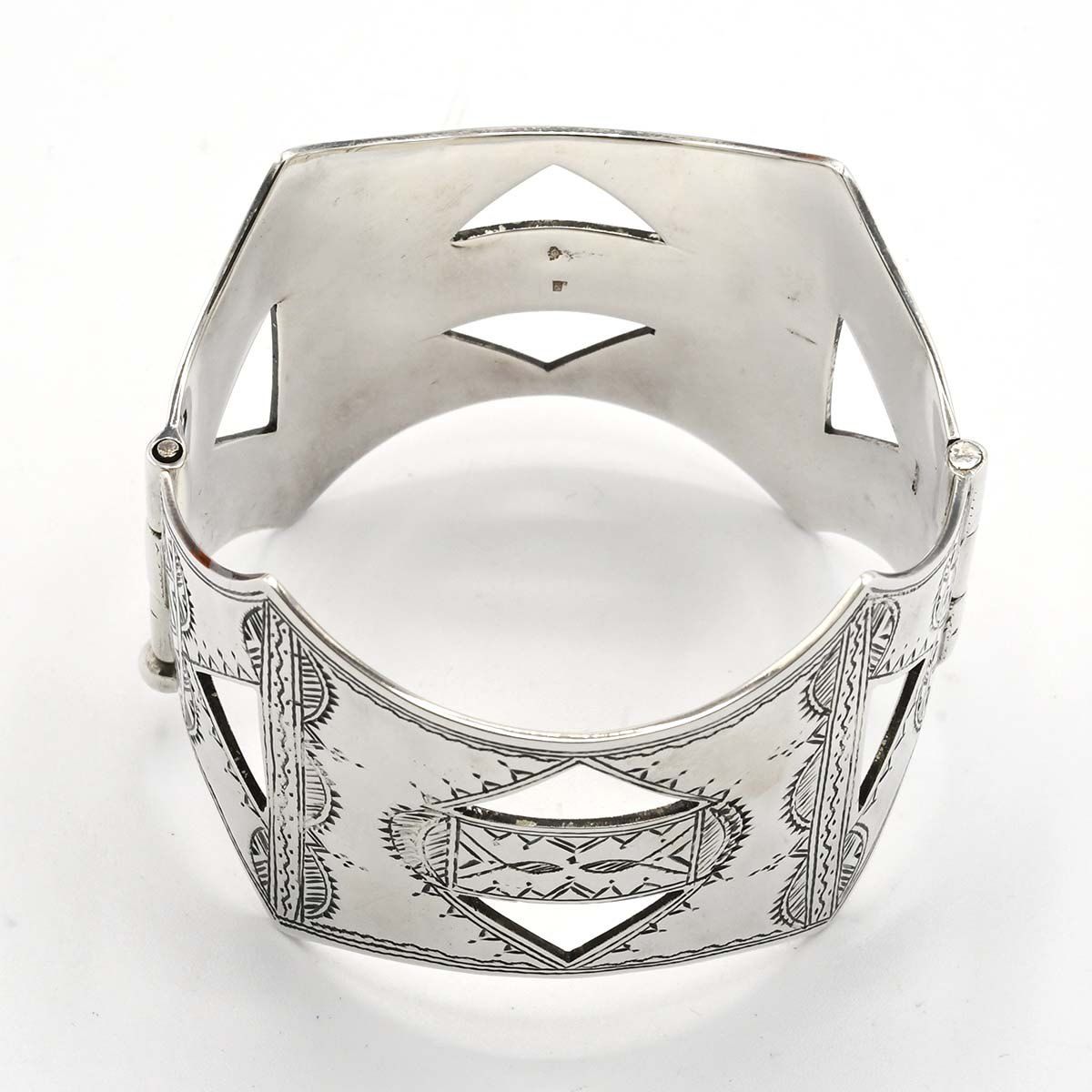 希少 HERMES エルメス ブレス トゥワレグ シルバー925 バングル 82.5g