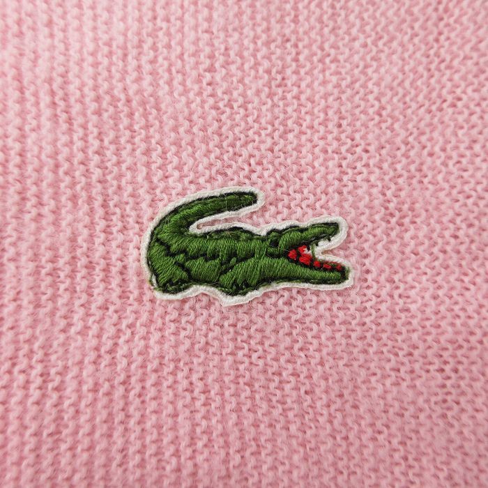 XL/古着 ラコステ LACOSTE IZOD 長袖 ブランド ニット カーディガン