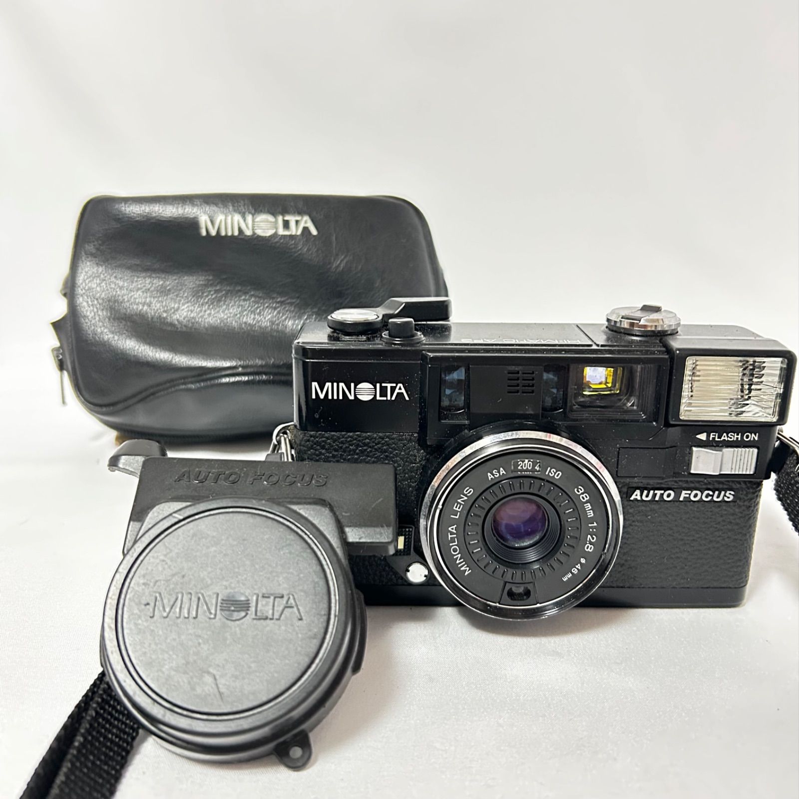 外観程度 MINOLTA HI-MATIC AF2 38mm F2.8 |通電|動作 済 ミノルタ 247