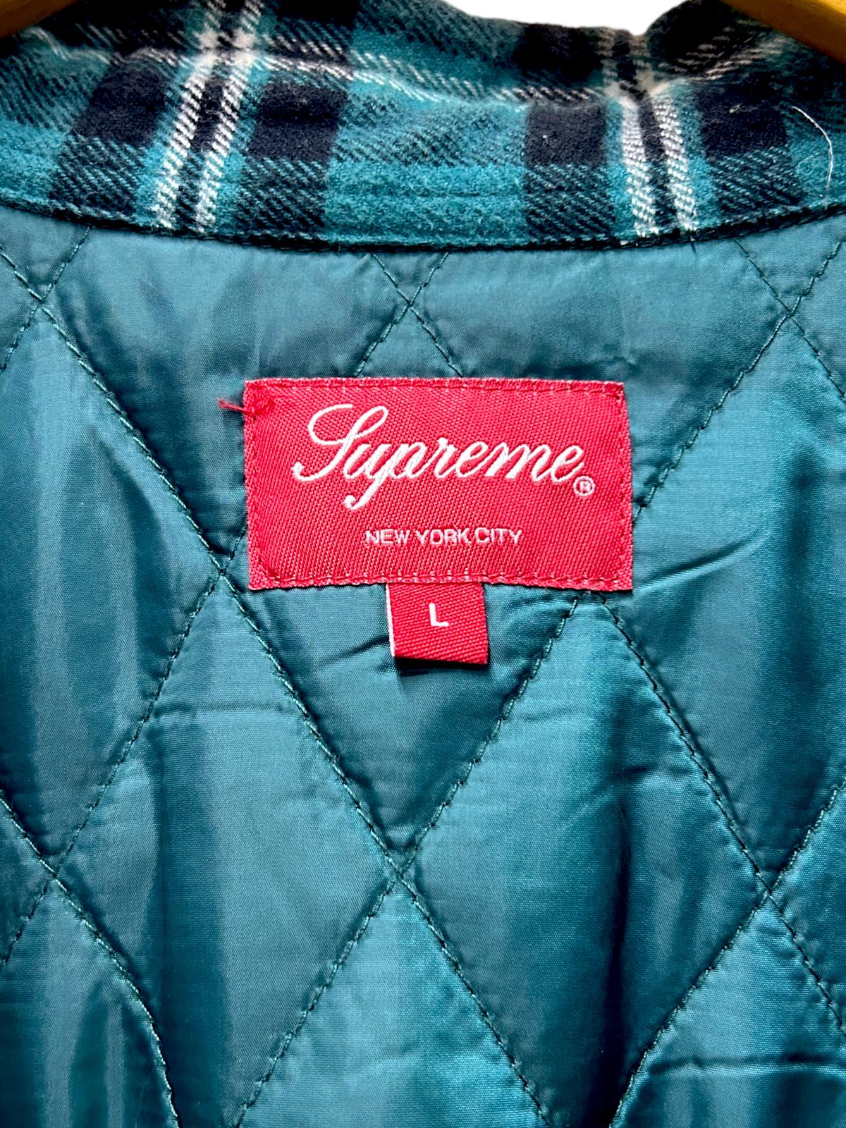 Supreme (シュプリーム) 19AW Arc Logo Quilted Flannel Shirt ...