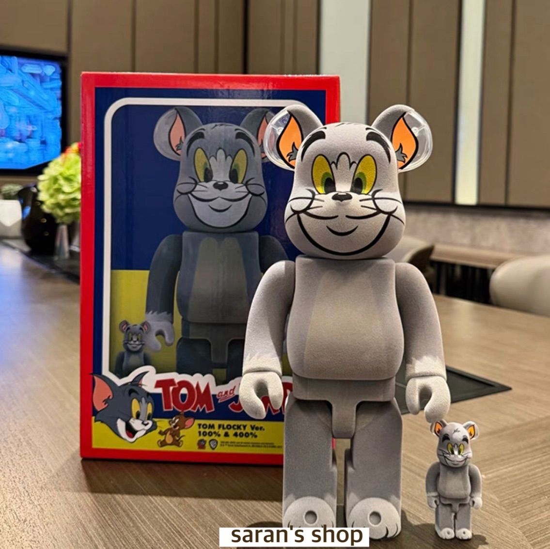 BE@RBRICK やわ ベアブリック トムとジェリー フロッキー 400% 100%