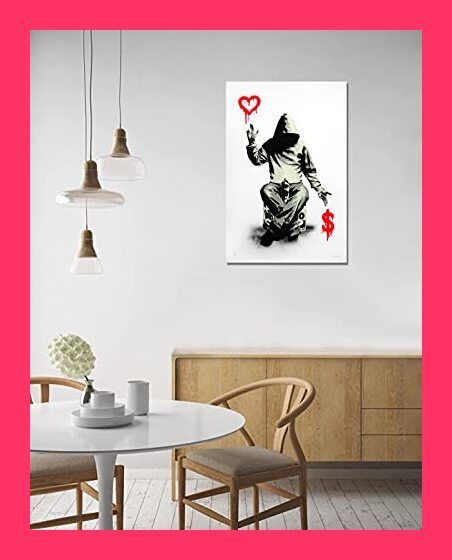 Banksy バンクシー 愛とお金 ポスター アートパネル 絵画 写真 アート