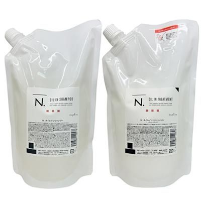 セット販売 ナプラ エヌドット オイル イン シャンプー 750ml + オイル イン トリートメント 650g レフィル 詰め替え 美容室専売 サロン専売 N. NAPLA