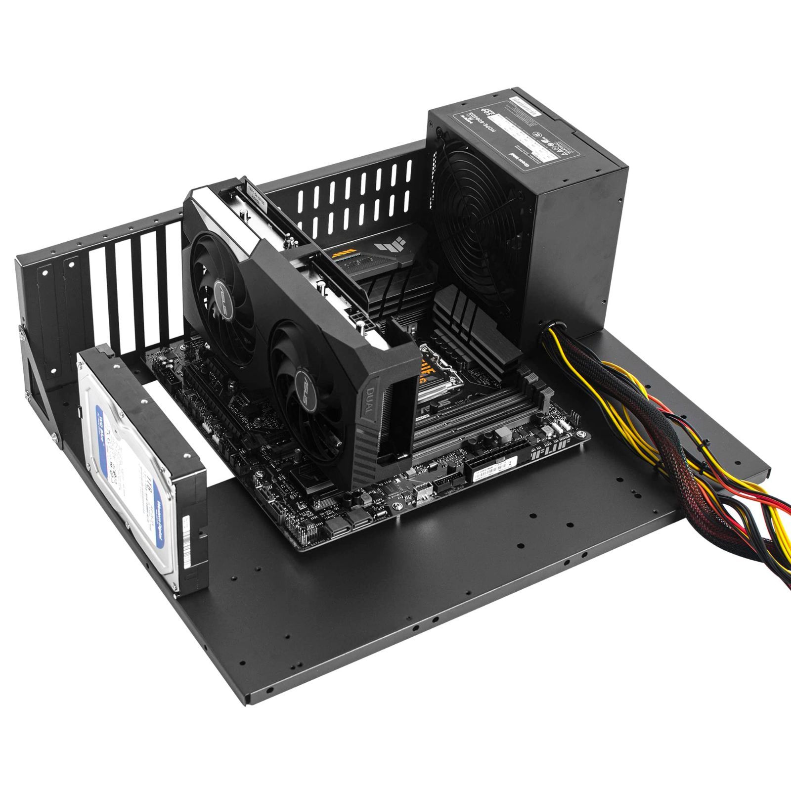 LGA1700 ベンチ台 オープンフレーム DDR5 大人気】Rxakudedo オープンフレーム ベンチ台 pc 鉱業フレーム鉱業