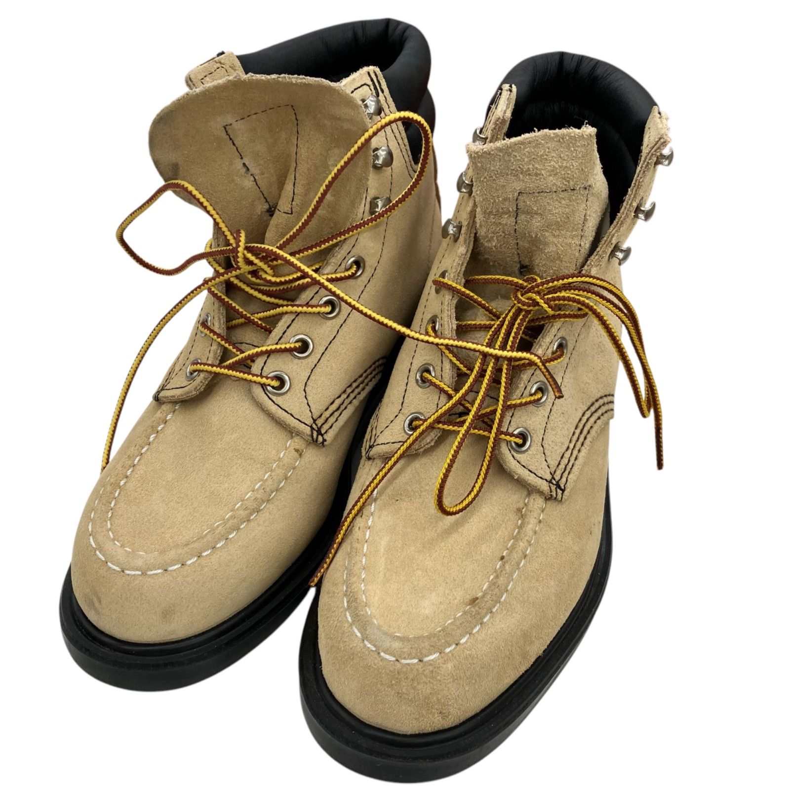 186000 現状品 RED WING レッドウィング ショートブーツ 8118  25.5 ベージュ メンズ [250410HM210090] 186000 現状品 RED WING レッドウィング ショートブーツ 8118 25.5