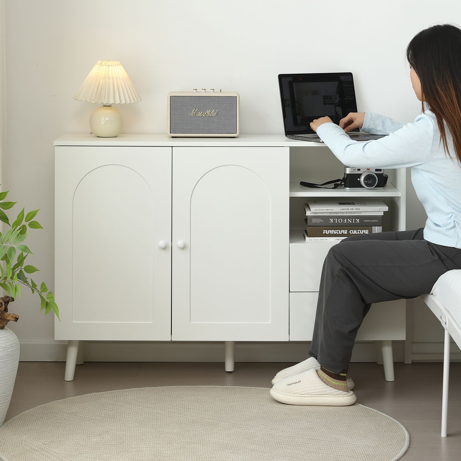 数量限定セール」 キャビネット 全新品 サイドボード チェスト 収納棚 