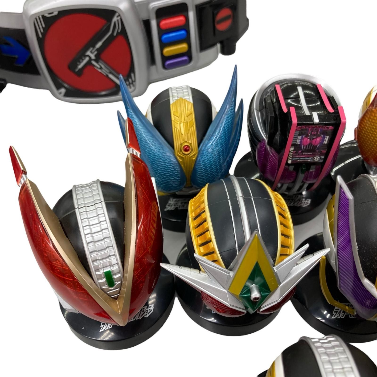 186000 現状品 仮面ライダーグッズまとめ品 ウィザード/電王/DX
