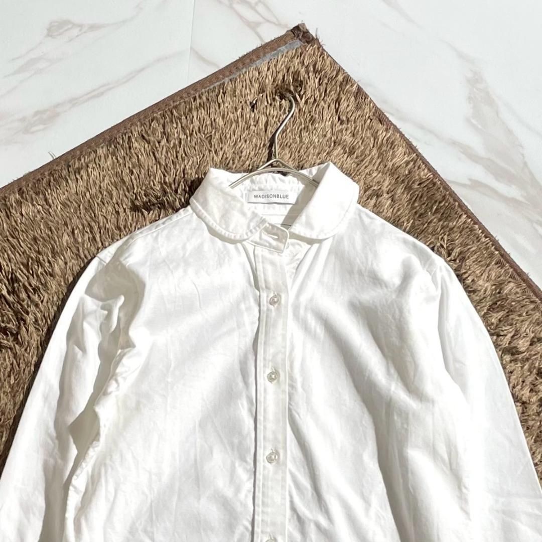 美品❗️ マディソンブルー チェルシー シャツ ロゴ刺繍 長袖　ブラウス 美品❗️ マディソンブルー チェルシー シャツ ロゴ刺繍 長袖 ブラウス