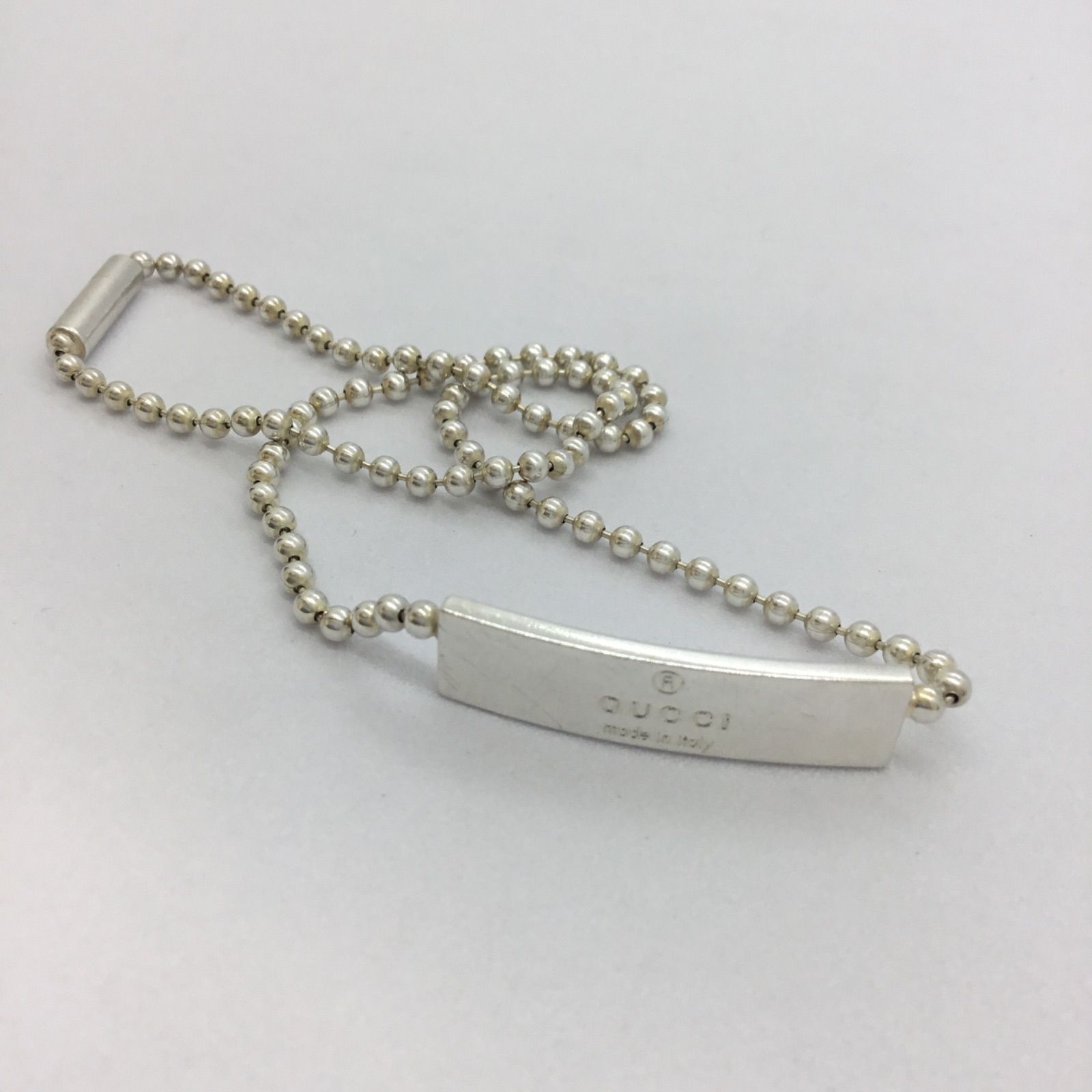 GUCCI グッチ ボールチェーン ブレスレット シルバー925 箱・保存袋付