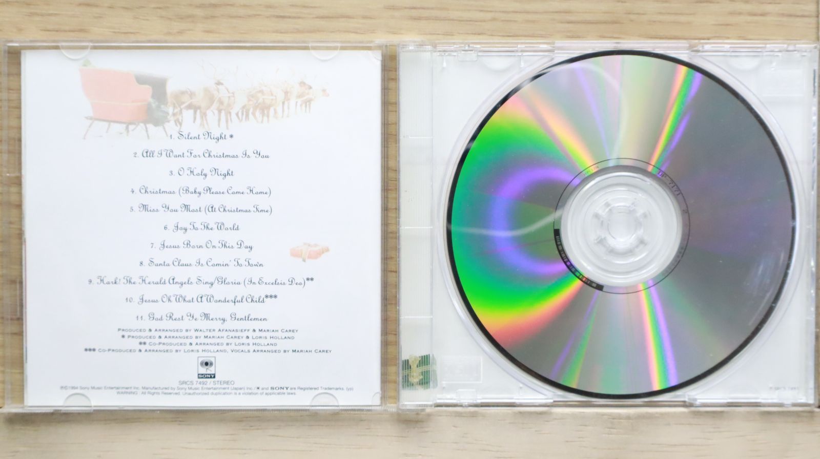 海外プロモ盤] マライア・キャリー 「O HOLY NIGHT」1曲のみのCD