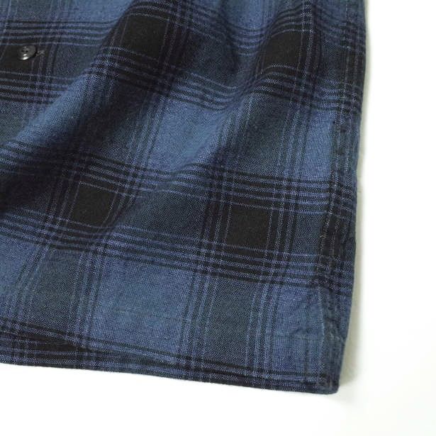 RRL ダブルアールエル WOOL BLEND CAMP SHIRTS - OMBRE PLAID オンブレ