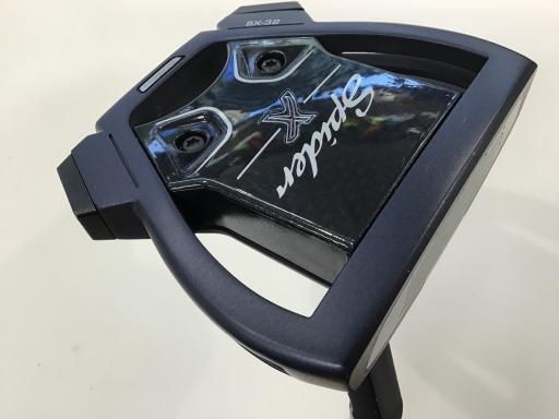 テーラーメイド Spider X BLUE|WHITE スモールスラント 34インチ パター PT スチール ブラック フレックスその他 メンズ 男性用 右利き 右用 Cランク ゴルフクラブ