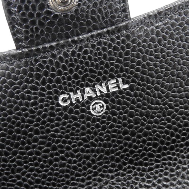 極美品◆CHANEL 長財布 キャビアスキン マトラッセ ブラック 22番台 楽天市場】CHANEL シャネル 財布 未使用 三つ折り財布 AP0232