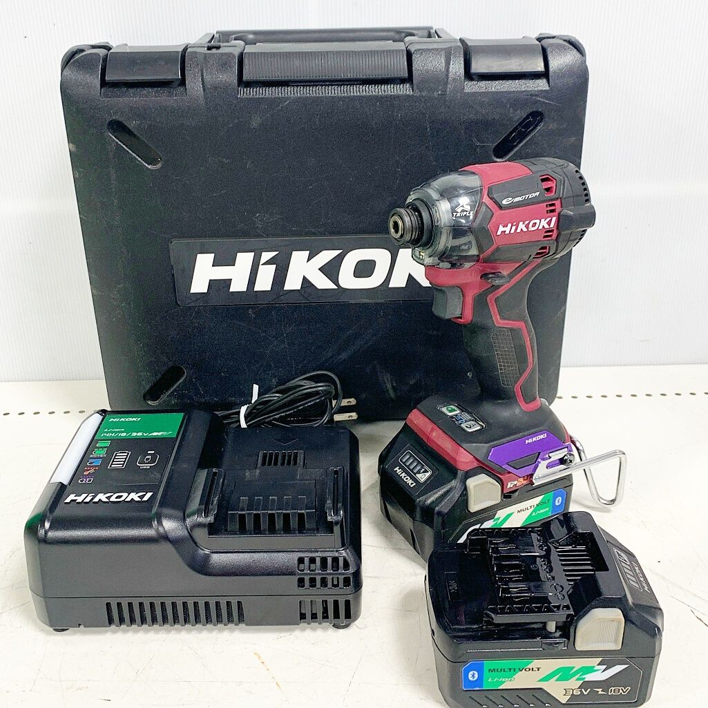 ♭♭HiKOKI ハイコーキ コードレスインパクトドライバ 小物・充電器 ...