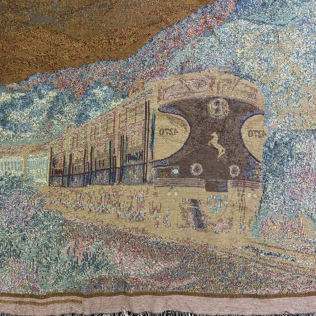 vintageラグ カーペット USA製 鉄道 機関車 1964 vintageラグ カーペット USA製 鉄道 機関車 1964 【公式通販】