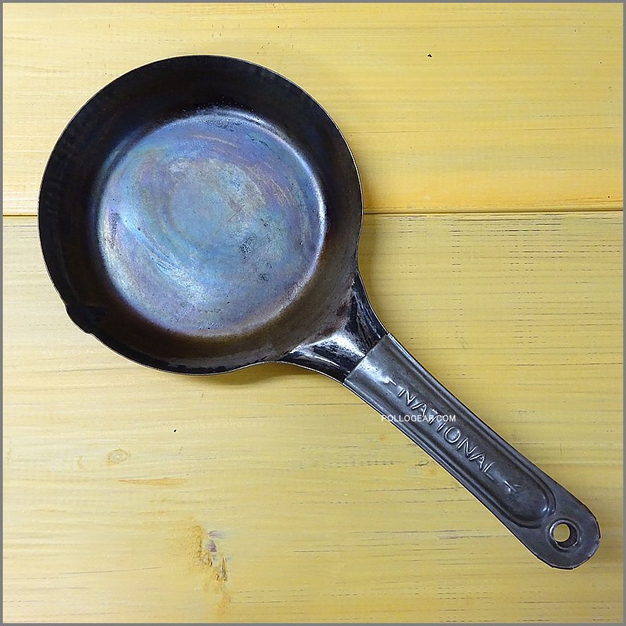 1950年代 NATIONAL 152㎜ ビンテージ フライパン 鉄フライパン アメリカ製 Cowboy Frying Pans